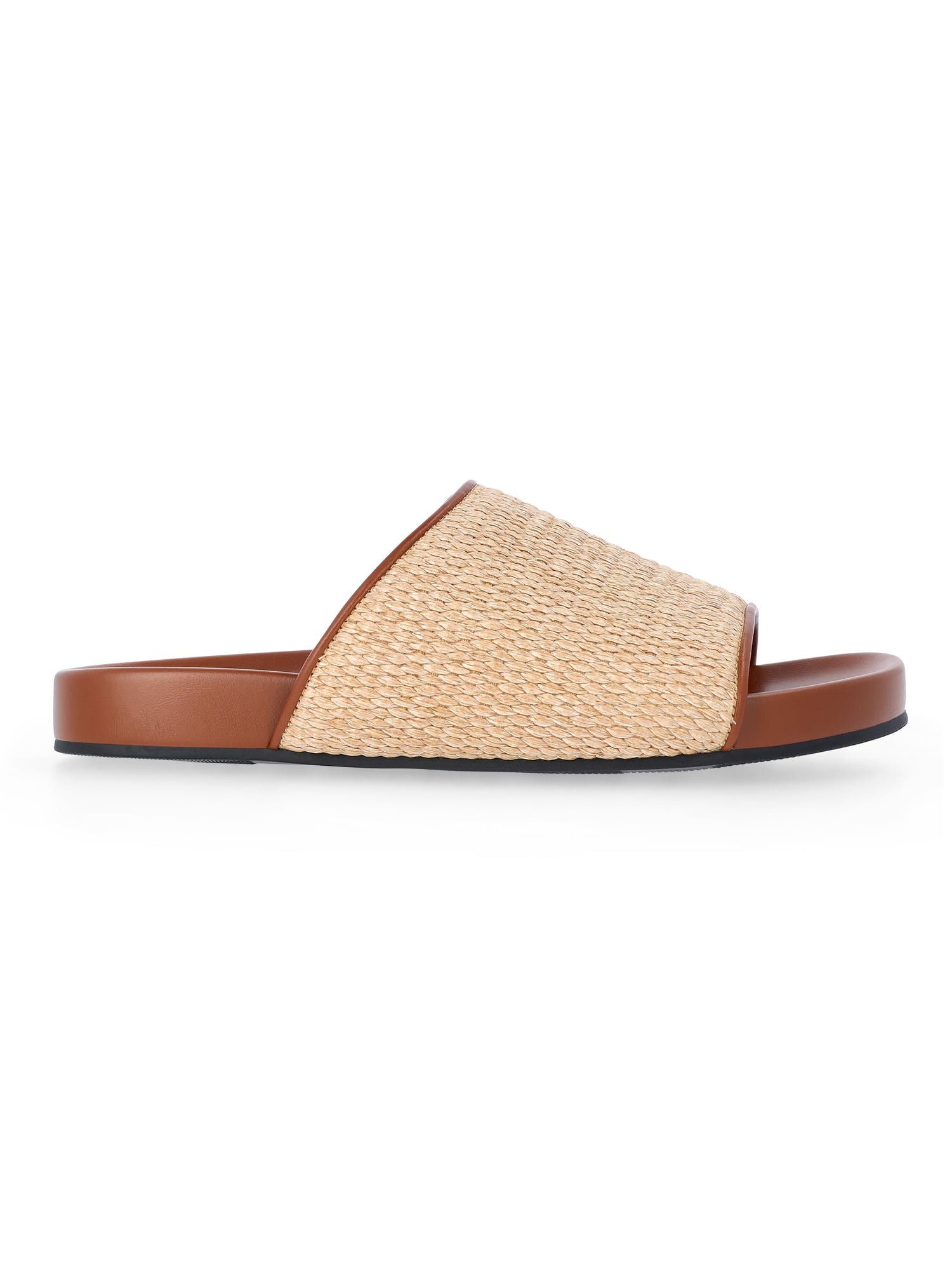 Time and Tru Women's Puff Footbed Sandals
