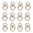 thumbnail image 2 of 12 Piezas De Hebillas Giratorias De La Forma Del Corazón, aleación De Zinc 360 Rotación Gatillo Multifuncional Balillo De Resorte Hebilla Del Gatillo Gabro De Llaves De, 2 of 7