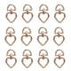 thumbnail image 2 of Hebillas Giratorias De 12 Pcs De Forma De Corazón, 4 Colores De 3/4 Pulgadas De aleación De Zinc 360 Rotación Gatriz De Llavero Balla De Hebilla Batinaje De Llaves De Resorte, 2 of 7