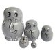 thumbnail image 1 of Gwong Juguete 5 unids / set Dibujos animados Elefante Nessing Dolls Matryoshka Figurine Kids Toy Craft Regalo Gwong 30005536, 1 of 6