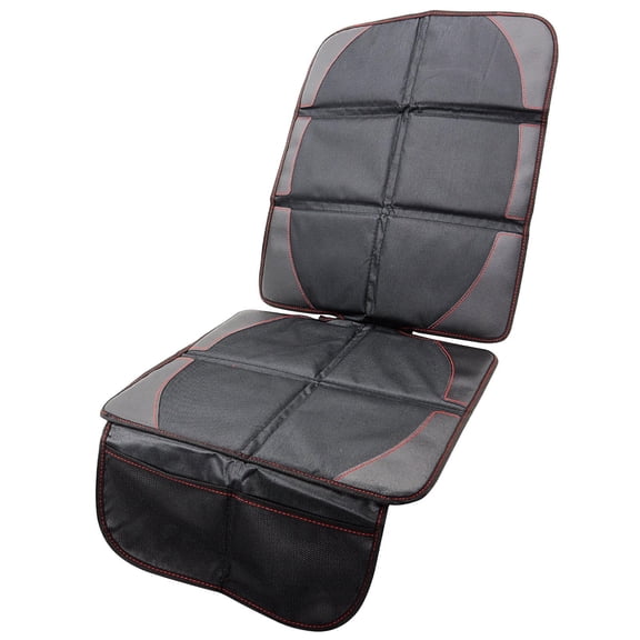 XUKEY Waterproof Baby Car Seat Protector Cover Singlewith 2 Storage Pockets Black