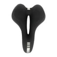 thumbnail image 1 of Bike Saddle Seat Padded Shock Absorption Waterproof Breathable Bike Seat Cushion Black, 1 of 9