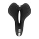 thumbnail image 1 of Sillín de bicicleta cómodo y transpirable con absorción de impactos para hombre y mujer Negro, 1 of 9