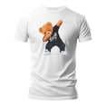 thumbnail image 3 of Playera Con Impresion De Oso Boom Fashion Ropa Para Hombre Color Blanco Talla Grande Marca Emil SaEs, 3 of 4