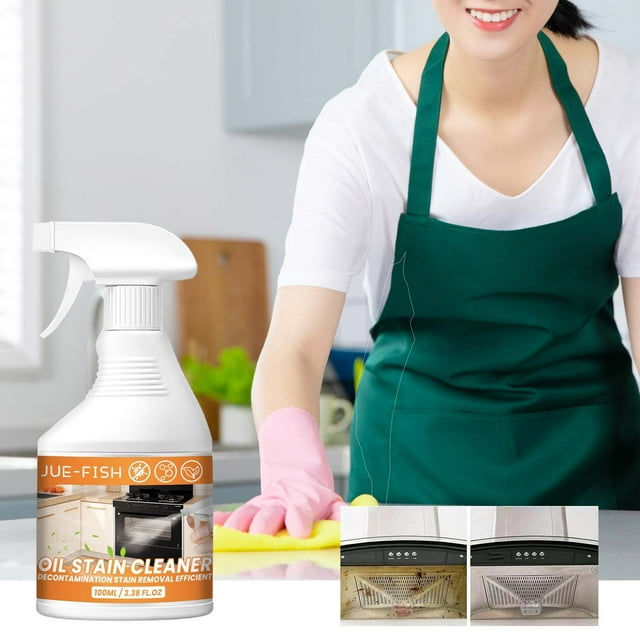 Xihbxyly Limpiador de Grasa En Aerosol, Potente Fórmula Desengrasante, Uso Doméstico E Industrial, Eliminación Rápida y Eficaz de Manchas, Seguro En Diversas Superficies, 100 Ml