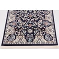 thumbnail image 6 of Rugs.com Rabia Collection Rug – 3' x 13' Runner Navy Blue Low Rug Perfect For Hallways, Entryways, 6 of 8