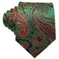 thumbnail image 3 of Conjunto de Moda: Corbata Barry.Wang de Seda Tejida con Diseño Paisley para Hombre, 3 of 7