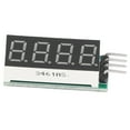 thumbnail image 1 of Módulo De Pantalla LED, DC 5V/3.3V Tamaño Compacto Control De 4 Pines 4 Dígitos 7 Segmentos Módulo De Tubo Digital De Buena Compatibilidad Para Dispositivos Electrónicos De, 1 of 7
