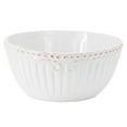 thumbnail image 2 of Gibson Home Capri Stoneware Cereal Bowl, 6.13-inch Diameter, White, Kitchen Accessories, 2 of 5