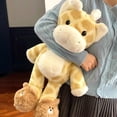 thumbnail image 3 of Cute Giraffe Plush Toy, Soft Long-Neck Stuffed Animal Doll, Cozy Hug Pillow for Sleeping, Fluffy Plush Companion for Bed and Sofa, Adorable Home Décor Gift for Her and Friends, 3 of 16
