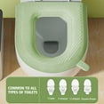 thumbnail image 3 of BETTERLIFE Waterproof Toilet Seat Cushion Foam Rings Silicone Toilet Cover Washable; U3H0, 3 of 8
