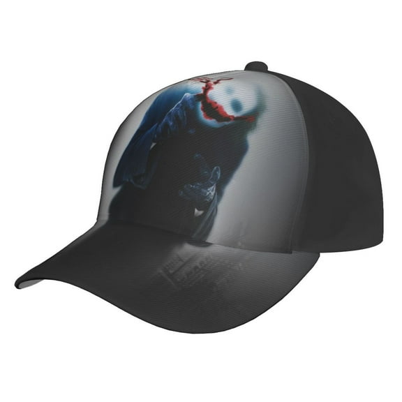 Unisex Joker Baseball Cap Adjustable Trucker Hat for Running Sports Hiking Camping