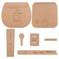 thumbnail image 2 of DIY Leather Tool Kit Kraft Handbag Sewing Pattern Handmade Craft Template Finished Product Size 21x19x6.5CM, 2 of 4