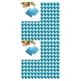 thumbnail image 1 of QualitChoice 100pcs Square Aluminum Foil Wrappers Colorful Package Candy Chocolate Lollipops sky blue 2Set, 1 of 5