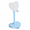 Sky blue, variant on Universal Desktop Phone and Tablet Stand with Height and Angle Adjustment, Foldable Portable Cradle for iPhone and iPad, Hands-Free Ergonomic Desktop Riser for Office, Study and Streaming