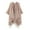 A05-Pink, variant on Fewfanhot Women's and Men Shawl Wrap Poncho Cape Cardigan Sweater Open Front for Cool Weather Outerwear Travel Blanket