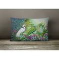 thumbnail image 4 of Carolines Treasures PPD3023PW1216 Testing the Waters Heron Canvas Fabric Decorative Pillow, 12H x16W, multicolor, 4 of 4