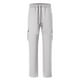 thumbnail image 4 of Pantalones largos para hombre, de color liso, informales, a la moda, vintage, con bolsillos y cordón, pantalones de trabajo de poliéster para hombre., 4 of 7
