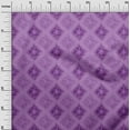 thumbnail image 3 of oneOone Rayon Purple Fabric Leaves Craft Projects Decor Fabric Printed By The Yard 56 Inch Wide, 3 of 5
