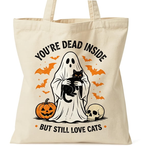 Gifts for Fall and Halloween Tote Bag, Pumpkin Season Canvas Bag