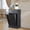 Black, variant on Tilt-Out 17 Gallons Hidden Garbage Trash Can Cabinet, Hidden Kitchen Trash Cabinet with Storage Drawer, Pet-Proof Wooden Garbage & Recycling Cabinet for Kitchen, Laundry & Living Room, White