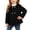 Black, variant on Besolor Toddler Kids Girls Fleece Coat Buttons Long Sleeve Tops Fall Winter Thicken Warm Overcoat Jackets(18-24 Months,Red)