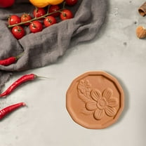 VMWMSSR Brown Sugar Saver And Softener, Round Terracotta Brown Sugar Keeper Disc For Food Storage Containers, Reusable & Food Safe, Ideal For Food Storage & Freshness Maintenance E-4cm