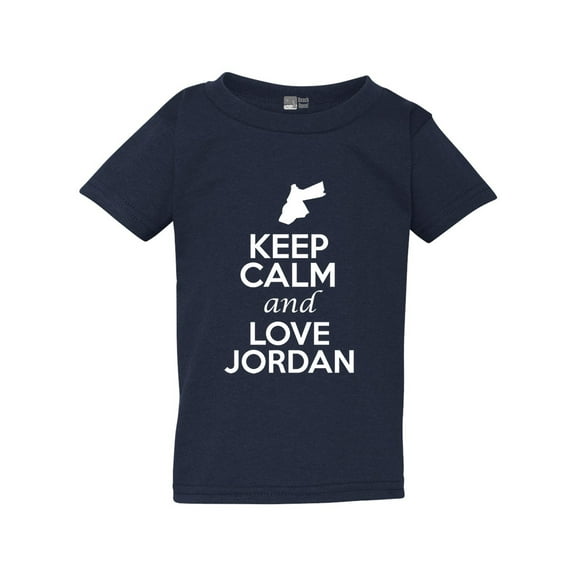 Keep Calm And Love Jordan Country People Patriotic Toddler Kids T-Shirt Tee