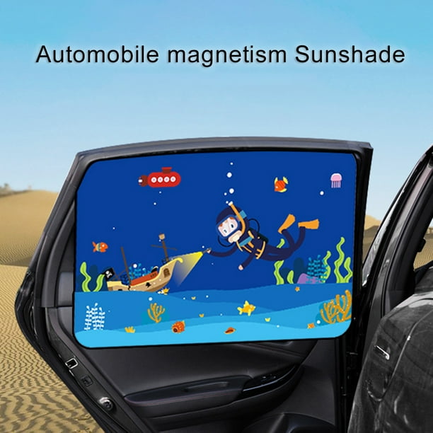 Fenêtre arrière droite - Pare-soleil Rétractable Universel Pour Voiture,  Protection Noire Pour Vitres Latéral