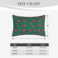 thumbnail image 4 of Balery Watermelon Bedding Queen Pillow Cases - Envelope Closure - Soft Brushed Microfiber Fabric - Shrinkage and Fade Resistant Pillow Cases-16"x24", 4 of 6
