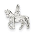 thumbnail image 1 of Breloque Cheval en Argent Sterling QC2648 (19 mm x 16 mm), 1 of 2