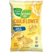Real Food From The Ground Up Cauliflower Salt & Vinegar Potato Chips, 3.5 Oz