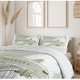 thumbnail image 6 of Airplane Duvet Cover Sets, Woodcut Style Inspired Vintage Transport Element in the Sky Through the Clouds, Bedding Set 2 Duvet Covers & 4 Pillowcases, 2 Pack Cal King Size, Fawn White, by Ambesonne, 6 of 7