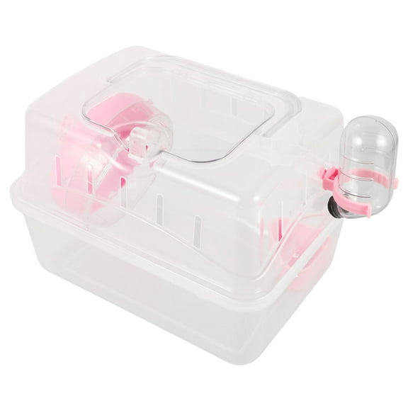 KONTONTY Portable Small Animal Carrier for Hamsters Mice and Guinea Pigs Outdoor Use