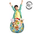 thumbnail image 3 of Underwater Storage Toy Bag Chair, Sea Ocean Life Theme Colorful Nautical Marine Exotic Fishes Drawing, Stuffed Animal Organizer Washable Bag, Large Size, Pale Teal Multicolor, by Ambesonne, 3 of 3