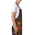 thumbnail image 3 of Picia Log Cabin Inside Waterproof Apron for Unisex Adult - Adjustable Bib Apron with Pockets, Ideal for Cooking, Gardening, Painting, and Household Chores, 3 of 9