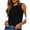 #2 Black, variant on TEMOFON Tank Tops for Women Loose Fit Summer Scoop Neck Tanks Dressy Crew Neck Long Casual Comfort Tank Pink Sleeveless Flowy Tunic Tops XL