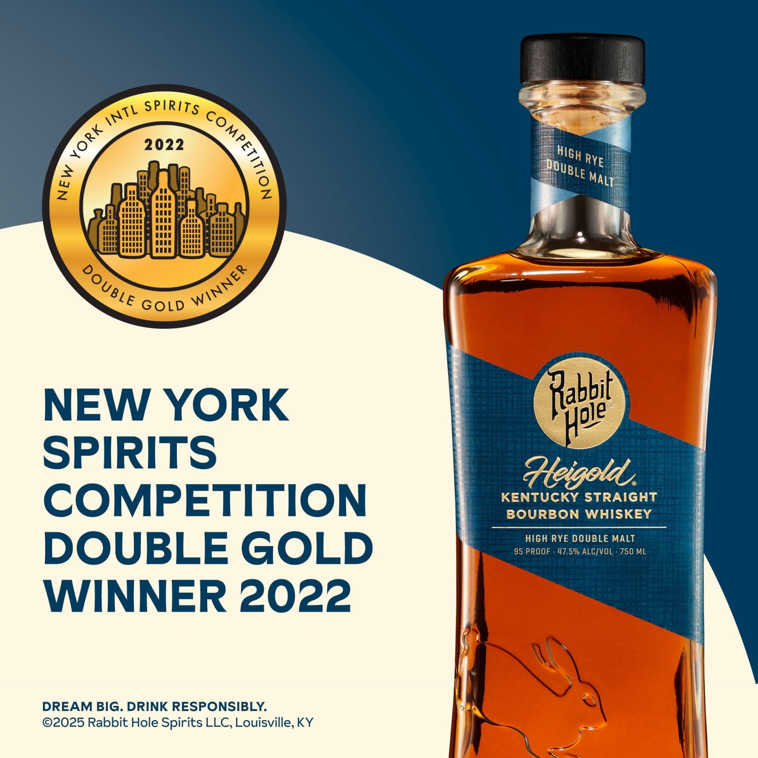 Rabbit Hole Heigold High Rye Double Malt Kentucky Straight Bourbon 