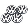 thumbnail image 3 of 4 Uds Tapacubos Genuinos Cromados Y 70MM para Beetle Passat, 3 of 7