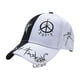 thumbnail image 5 of Qarigey Gorra de béisbol unisex de moda para la playa y actividades al aire libre sombreros para mujeres gorras de béisbol anillos blancos anillos blancos negros 2Conjunto, 5 of 6