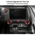 thumbnail image 5 of TINKI Aluminum Alloy for Chevrolet Corvette C7 2014-2019 Car Air Conditioner Volume Knob Cover Trim Car Accessories, 5 of 14