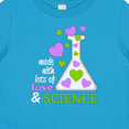 thumbnail image 4 of Inktastic Made with Lots of Love and Science Heart Bubbles in a Beaker Boys or Girls Baby T-Shirt, 4 of 5