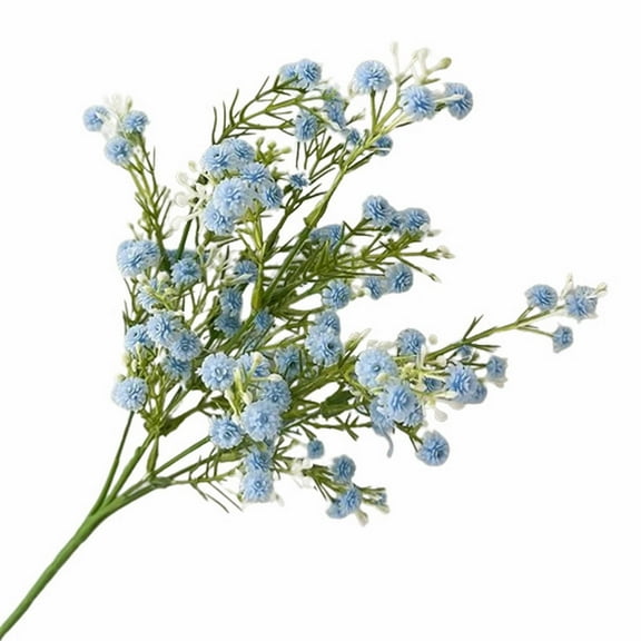 Clearance Under $2 FNGZ Artificial Flowers Bouquet,Exquisite 5 Petal Soft Silicone Starry Sky Artificial Flowers for Home Decoration Bridal Bouquet Wedding Decoration,Artificial Baby'S Breath