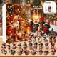 thumbnail image 3 of Herunwer Christmas Dachshund Advent Calendar 2025, 24 Days Holiday Countdown Calendar Box Tree Ornaments Charm, 2D Acrylic Dachshund Pendant, 3 of 5