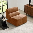 thumbnail image 2 of GVCXZBSS Luxury Bouclé Teddy Fleece Single Sofa Chair - Ergonomic Compress Accent Chair - Cloud-Soft Lounge Sofa, 2 of 15