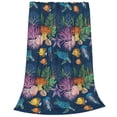 thumbnail image 2 of Sikiie Undersea Animals Ultra-Soft Micro flannel Blanket Luxury All Seasons Warm Blanket for Bedding Sofa and Travel (4 sizes)-50"x40", 2 of 7