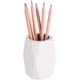 thumbnail image 1 of Silicone Pencil Holder Geometric Pen Cup for Office Desktop Stationery Organizer Makeup Brush Holder, 1 of 4