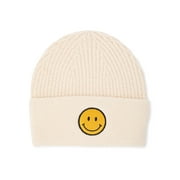 No Boundaries Juniors Embroidered Cuff Beanie
