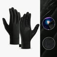 thumbnail image 2 of Weikingp Warm Gloves Winter Gloves for Men Women Non Slip Touchscreen Working Gloves Convertible Index Fingerless & Thumbless () Black Nylon,Spandex, 2 of 9