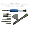 thumbnail image 3 of Riwesomey Juego de destornilladores de 10 uds, PSP 3DS XL, patín de Metal portátil, resistencia a la corrosión compacta, herramientas de Artesanía, 3 of 6